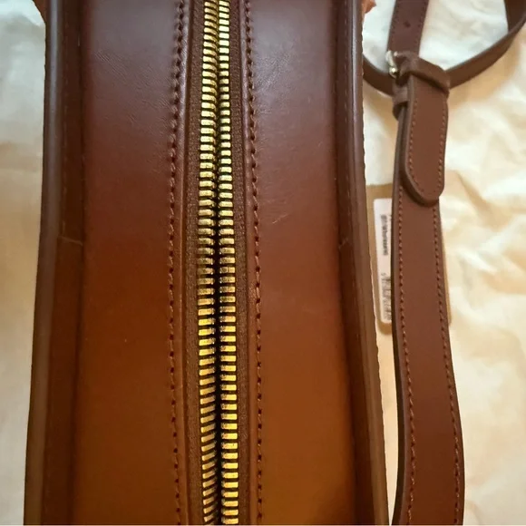 A.P.C. Demi Lune Rich Brown Crossbody Bag - Picture 5 of 6